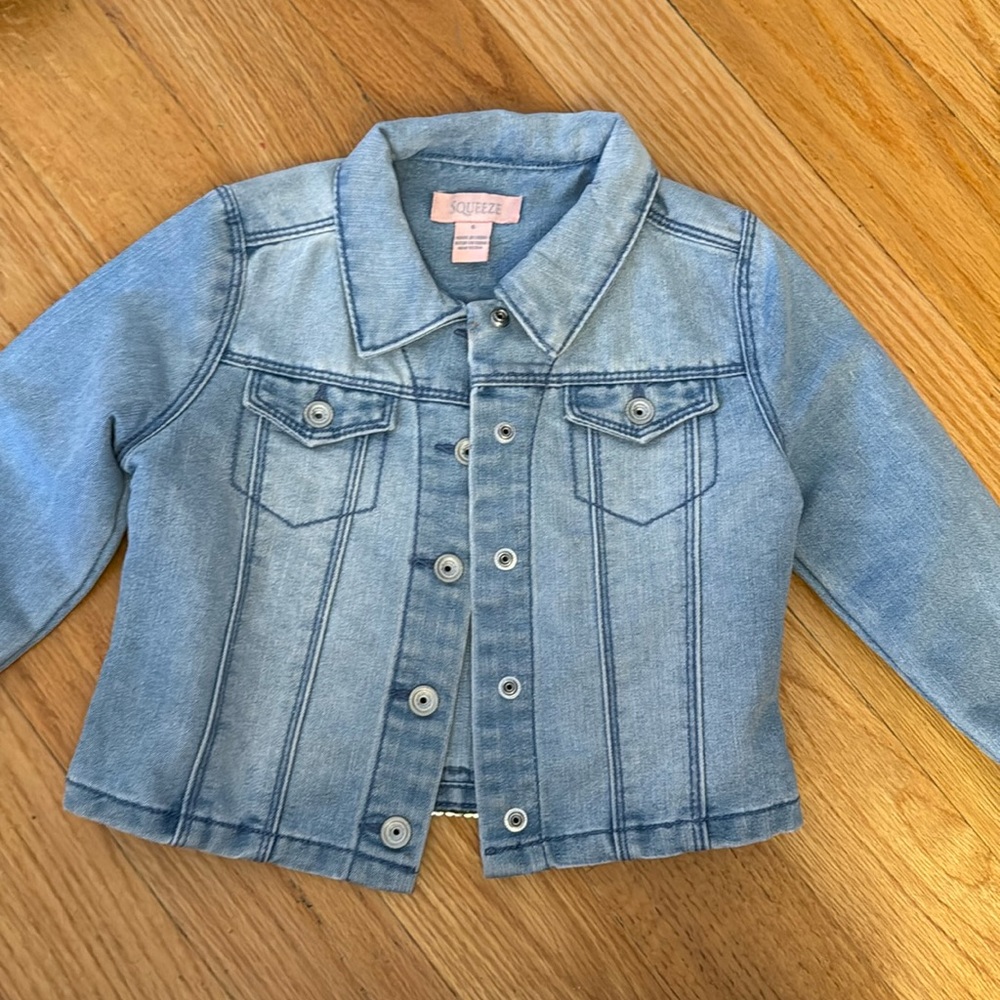 Toddler girls Jean jacket, great condition worn once